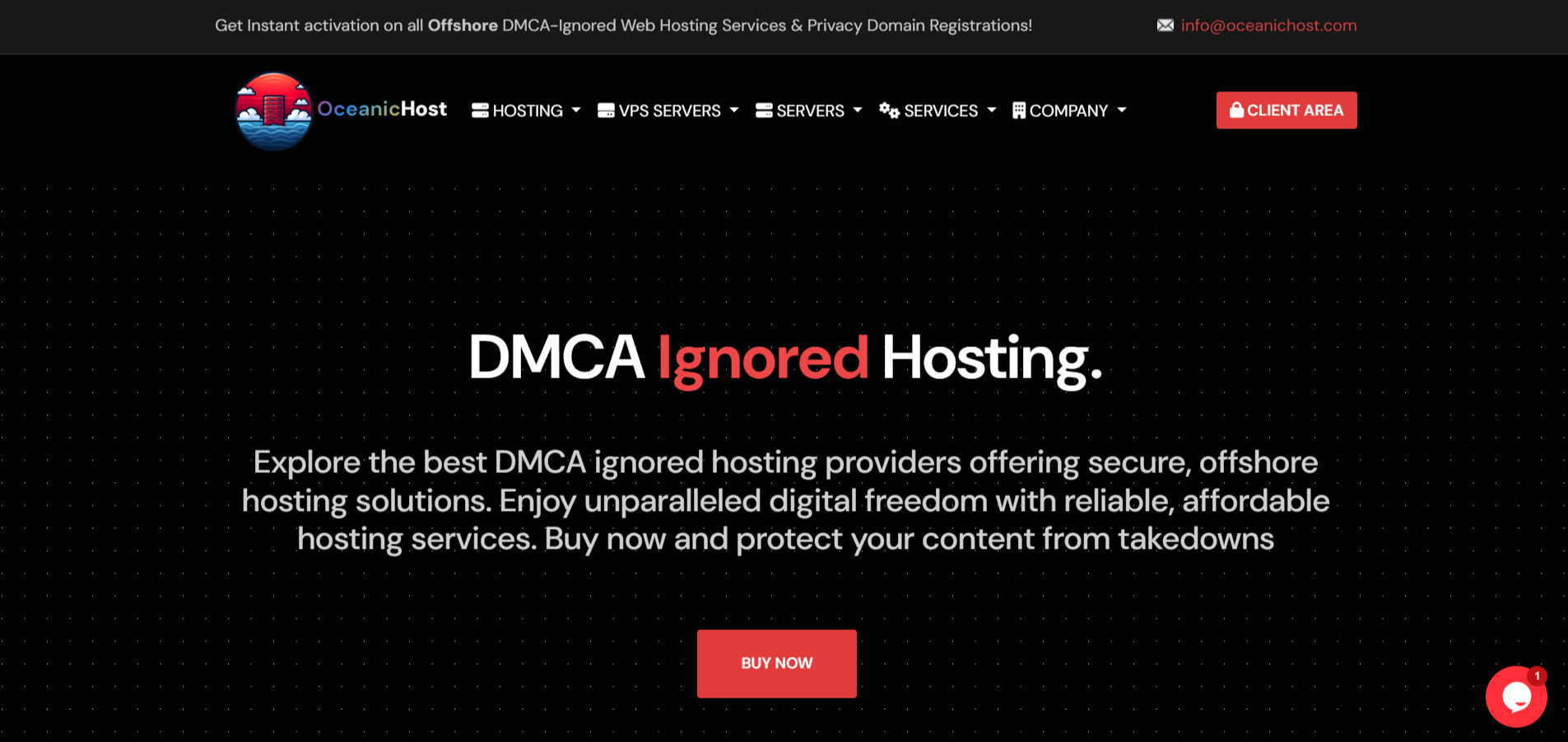 Cheap DMCA Ignored Hosting - Fast Offshore cPanel Servers
